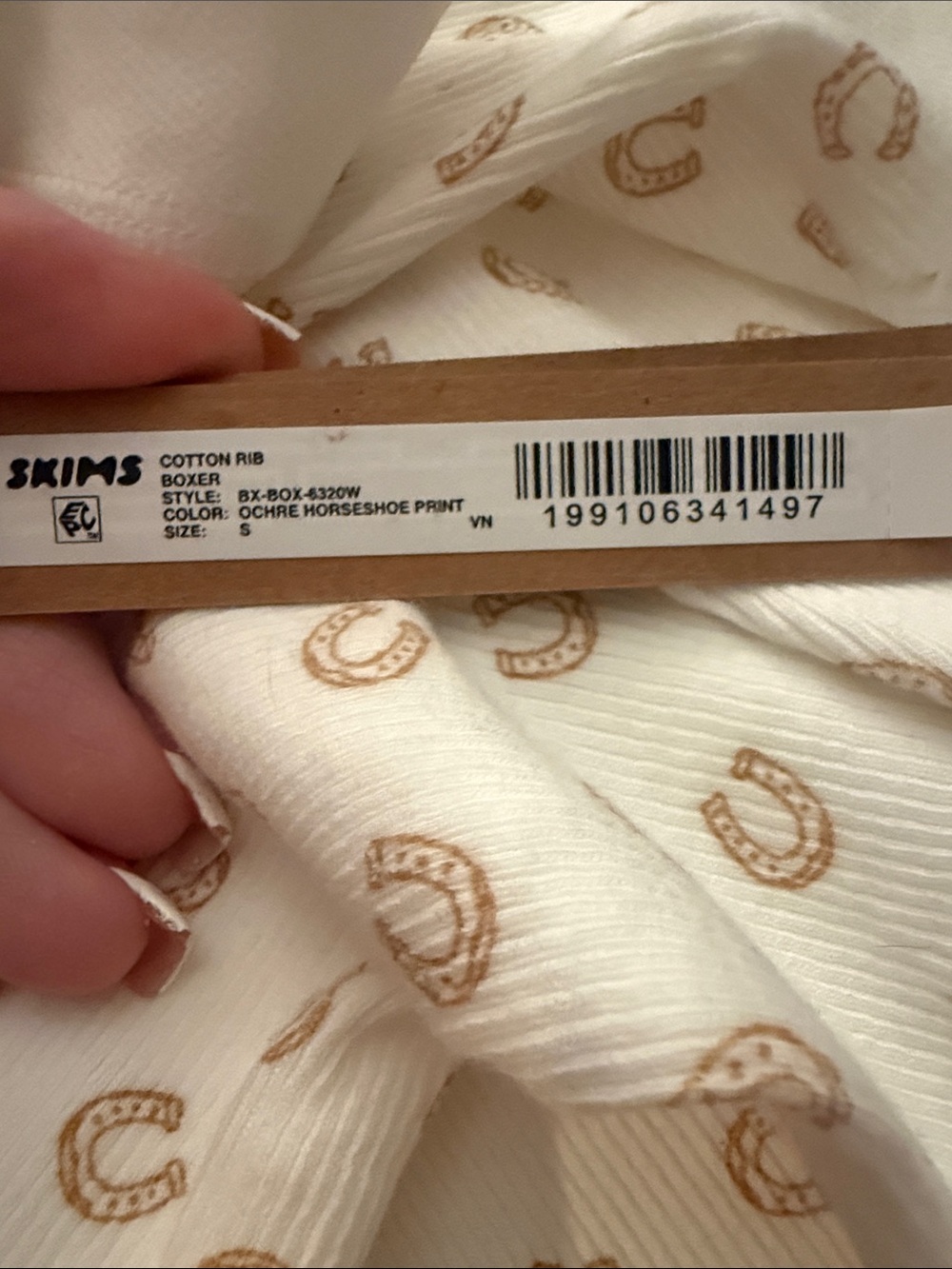 SKIMS Cotton Rib Boxers - Picture 3 of 3